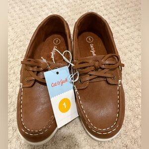 Cat & Jack Brown Kids Boat Shoes